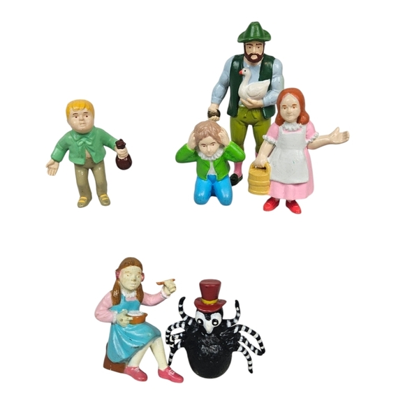 Vintage Funrise Grimm's Fairy Tales Mixed Lot of 6 PVC Figurines Cake Topper V23 - Picture 1 of 15